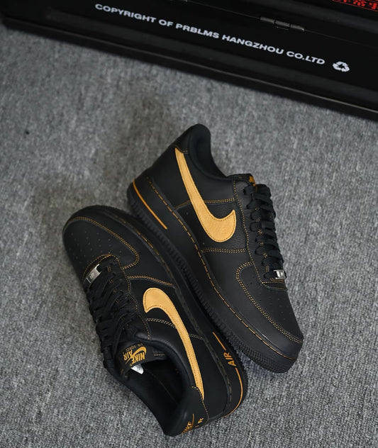 Nike Air Force Black And Tan (HQ2037-003)