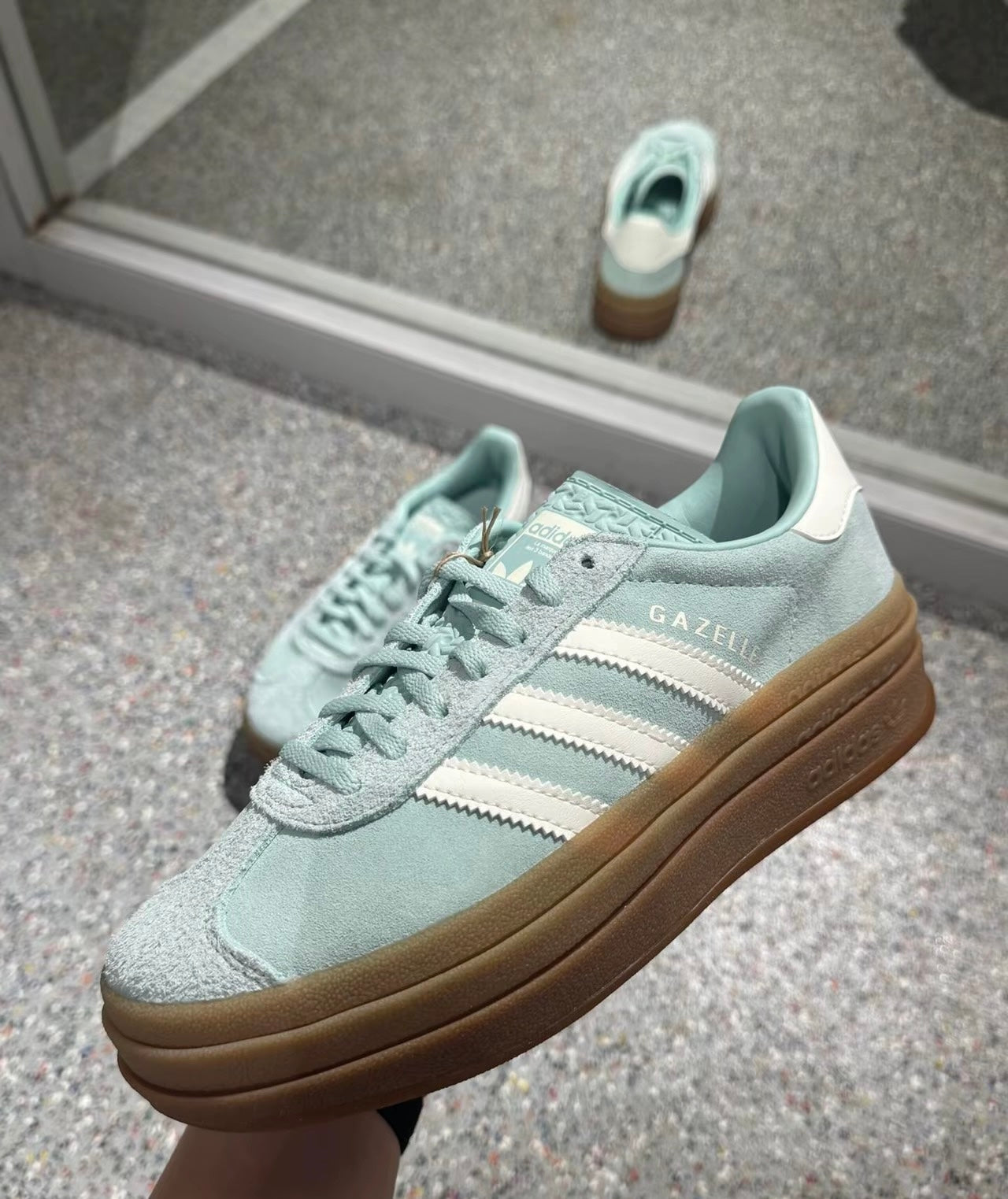 Adidas Originals Gazelle Bold 綠色 (JS3902)