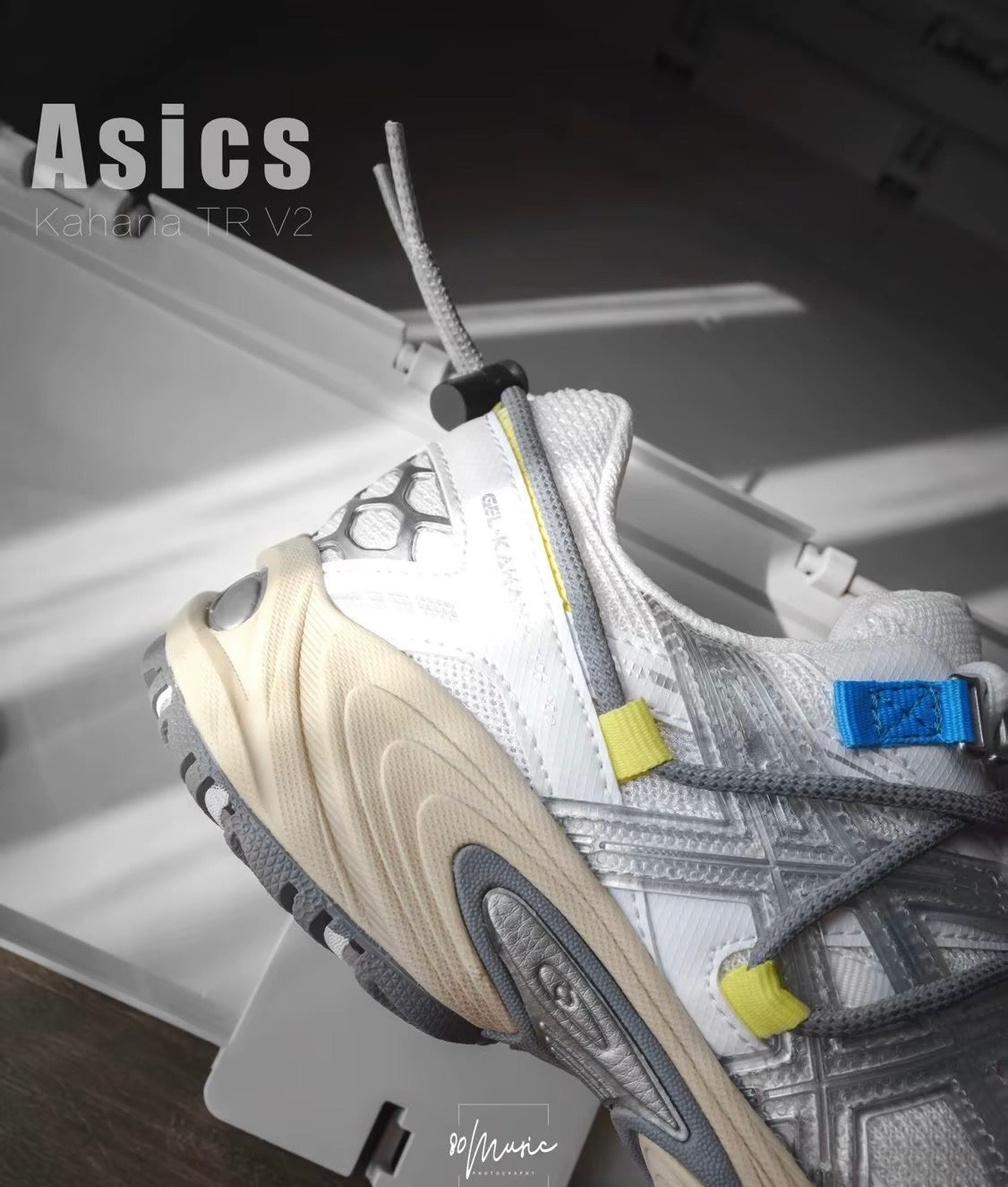 ASICS GEL-Kahana TR V2 White Grey Yellow (1203A259-100)