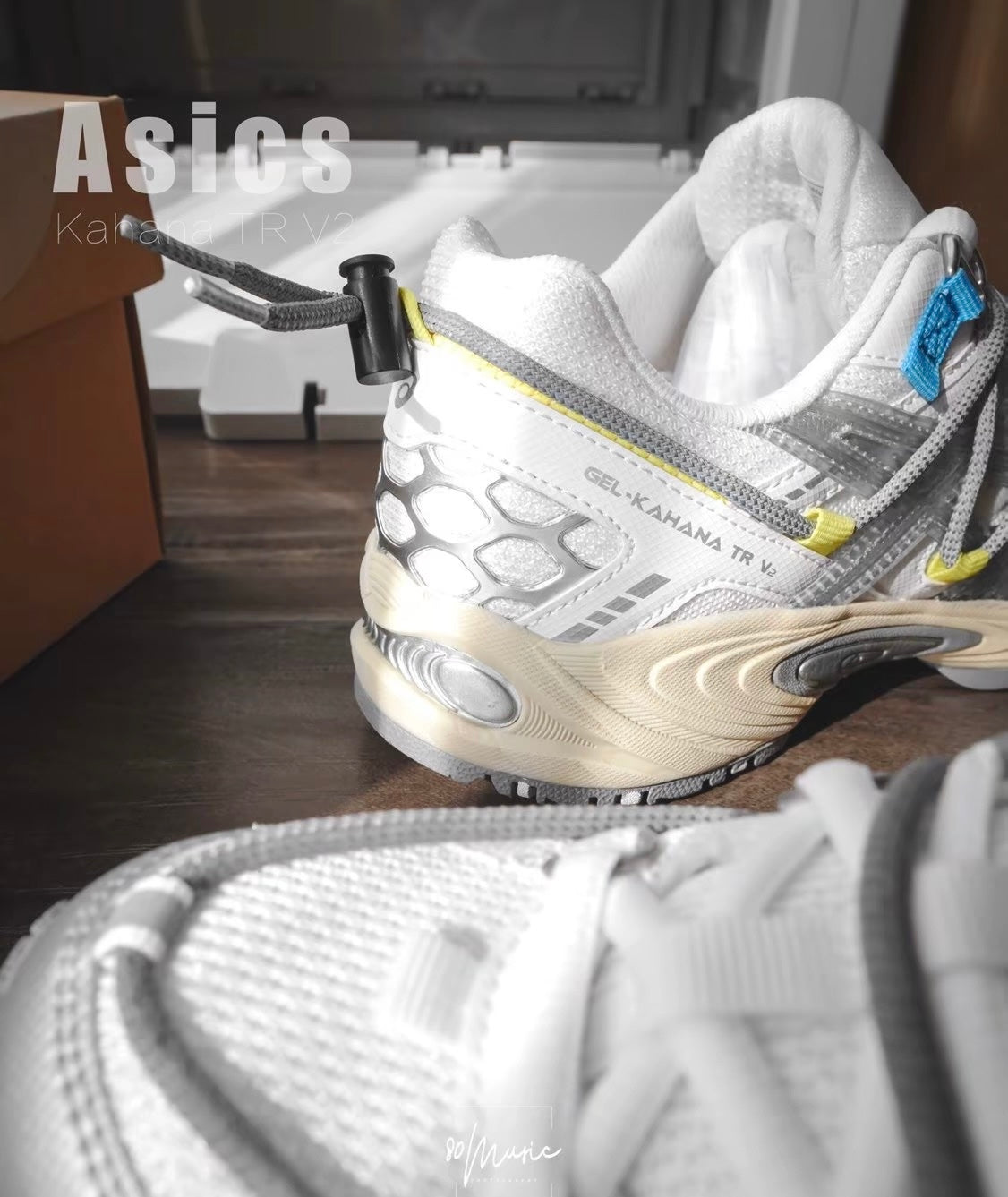ASICS GEL-Kahana TR V2 White Grey Yellow (1203A259-100)
