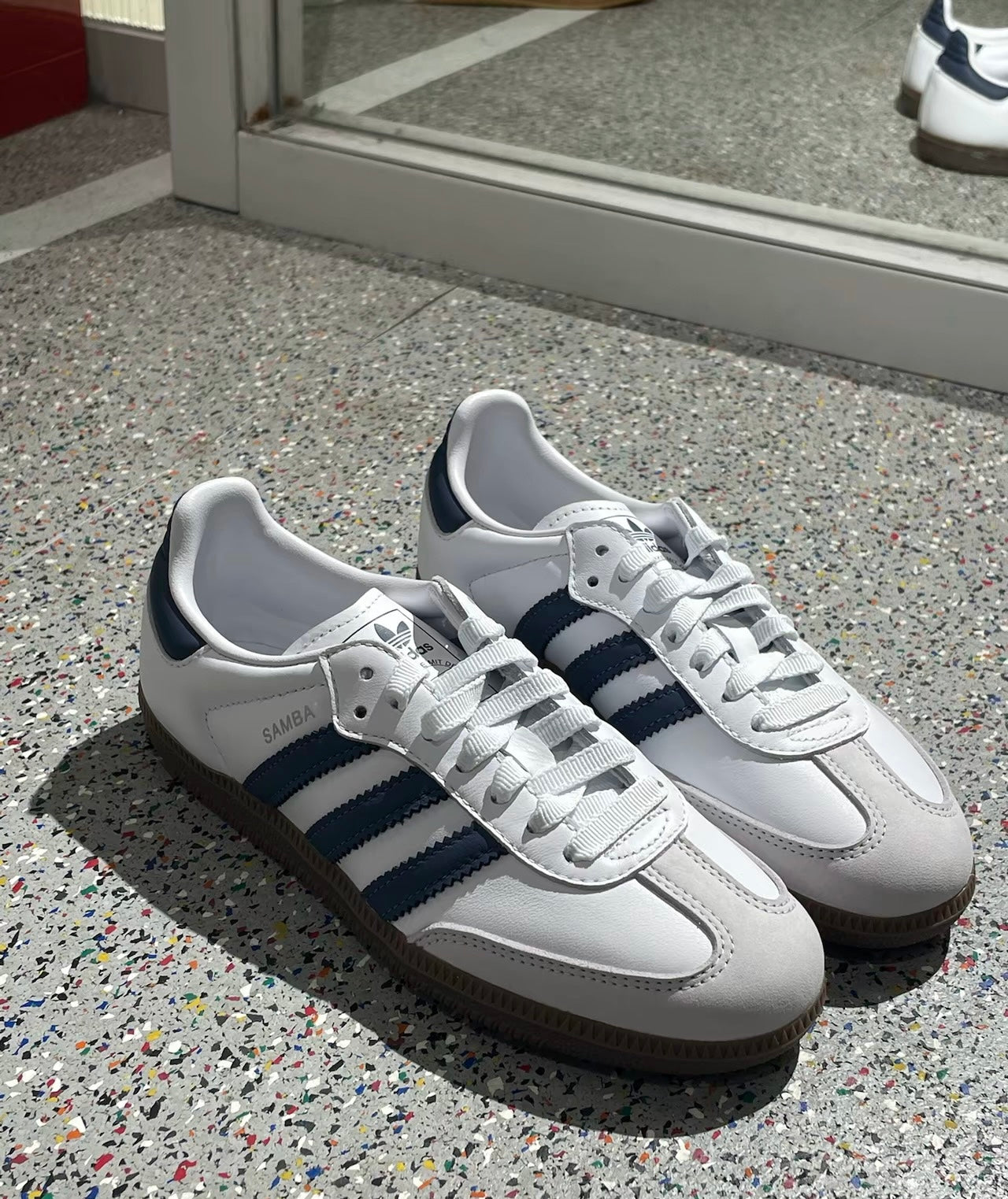 Adidas Originals Samba 海軍藍白 (JH5688)