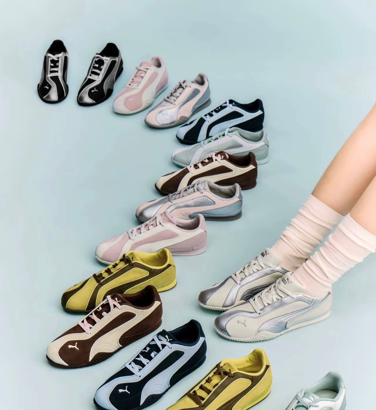 Puma Bella V2 Suede 咖啡 (404709-02)