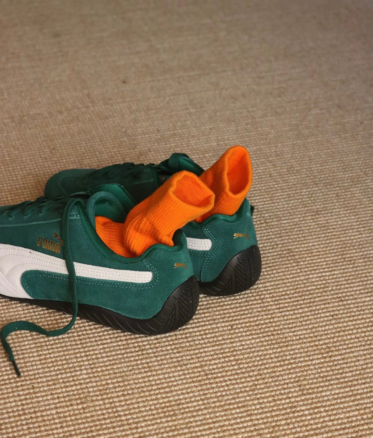 Puma Speedcat 綠白 (398846-12)