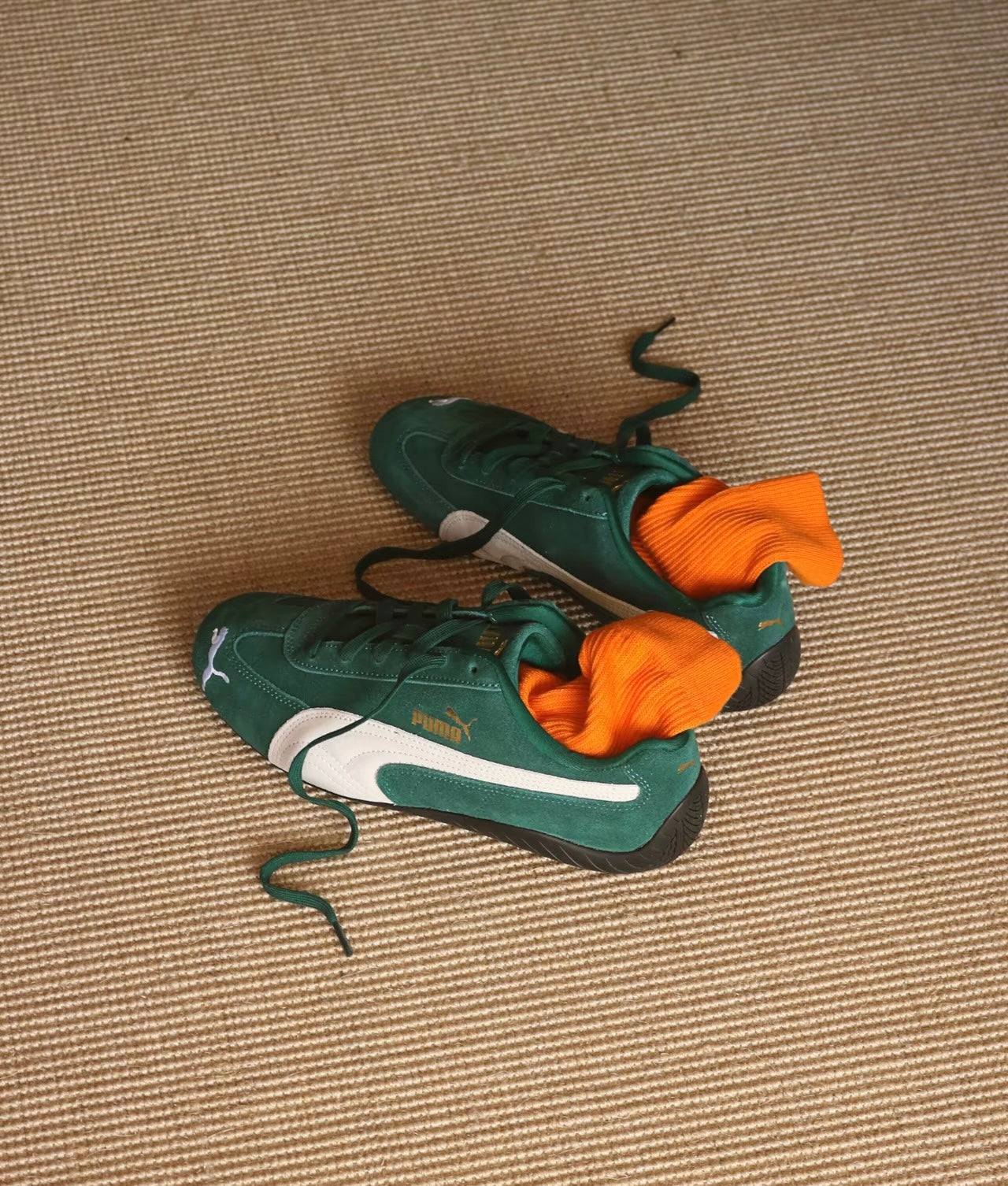 Puma Speedcat 綠白 (398846-12)