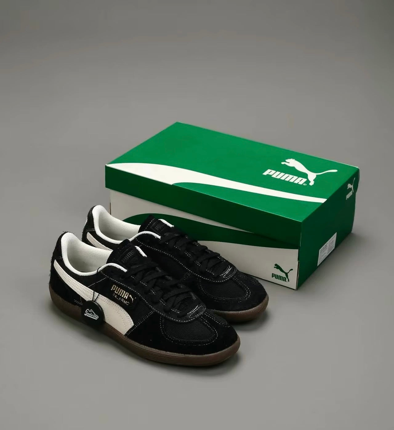 Puma Palermo Vintage 黑米 (396841-04)