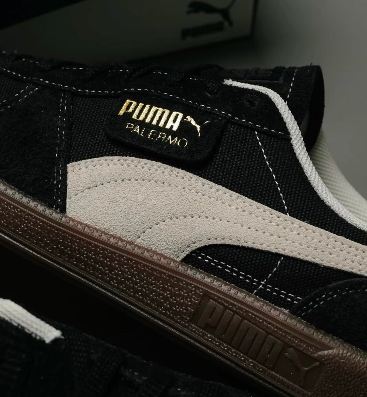 Puma Palermo Vintage 黑米 (396841-04)