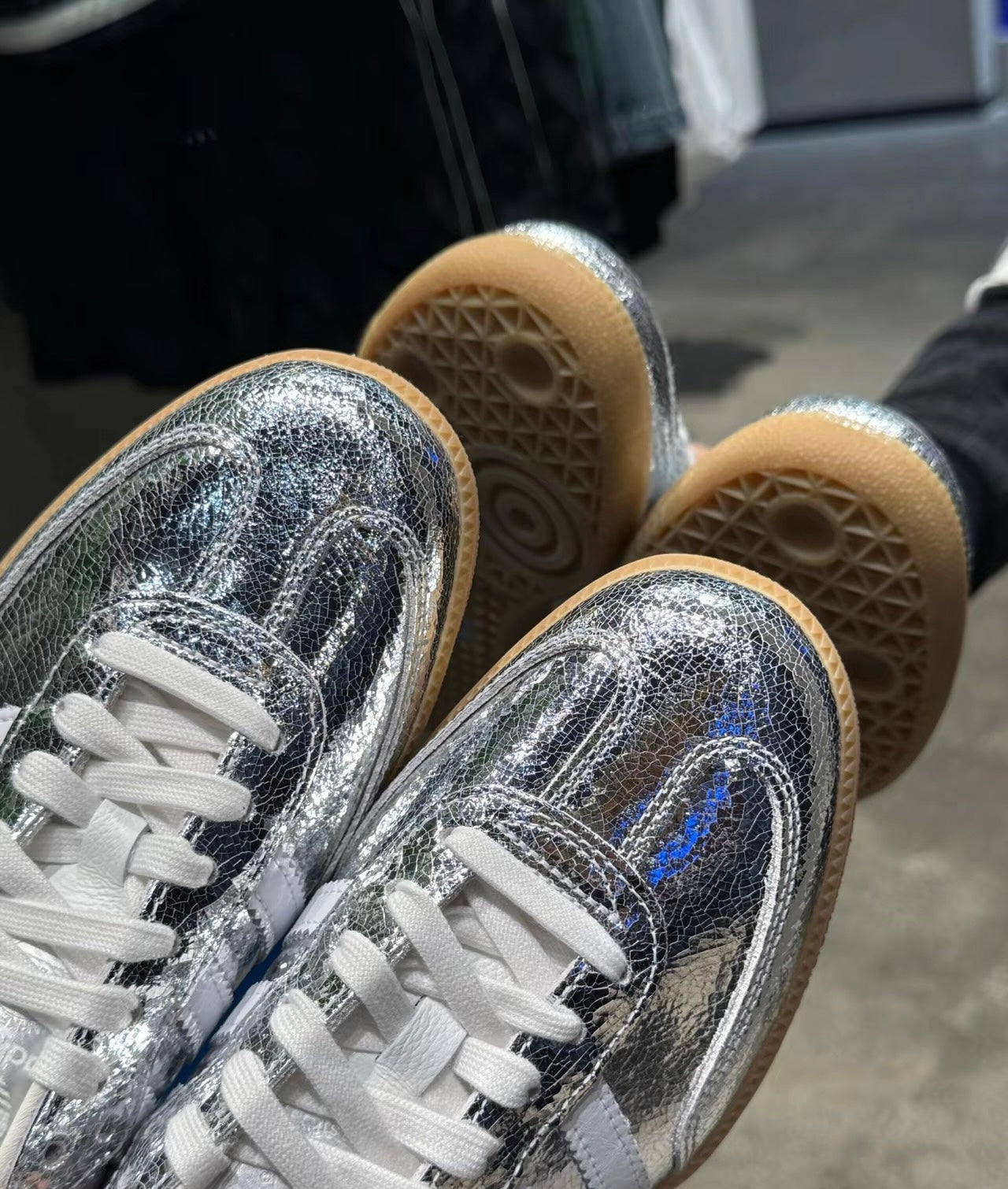Adidas Originals Samba 液態碎銀 (JR0035)