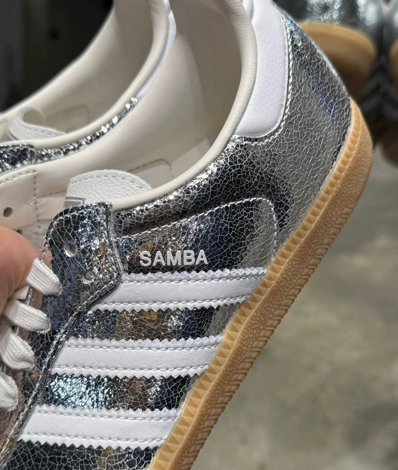 Adidas Originals Samba 液態碎銀 (JR0035)