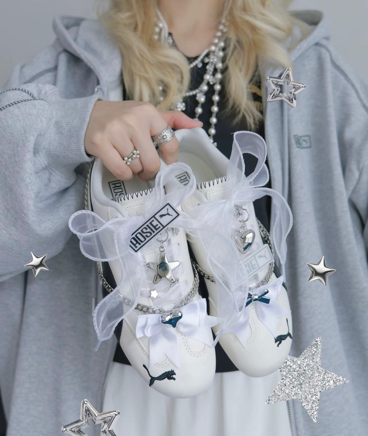 Rose x Puma Speedcat 黑白 (404390-01)