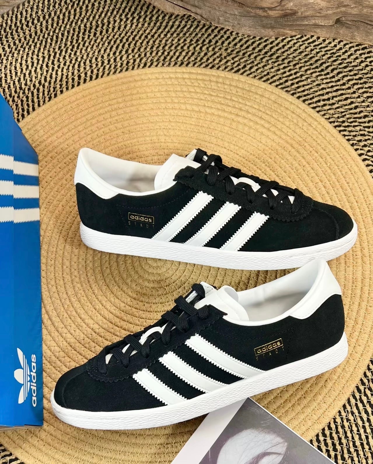 Adidas Originals Stadt 黑白 (JI1882)