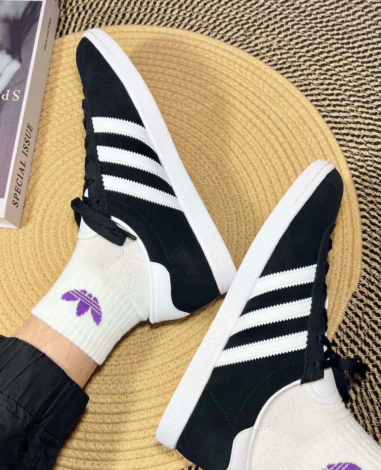 Adidas Originals Stadt 黑白 (JI1882)