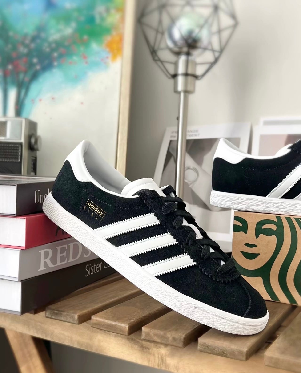Adidas Originals Stadt 黑白 (JI1882)