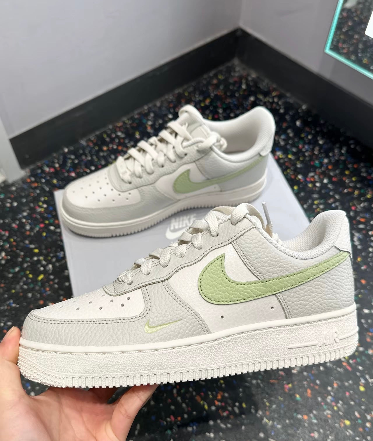 Nike Air Force Concrete Boys 灰綠 (IB3881-001)