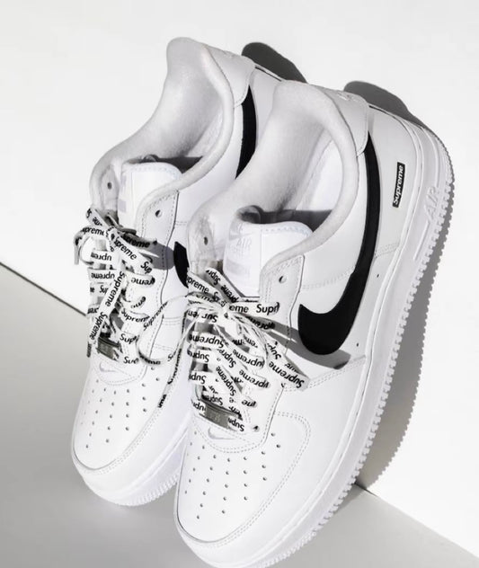 Supreme x Air Force 1 Low 黑標 (CU9225-102)