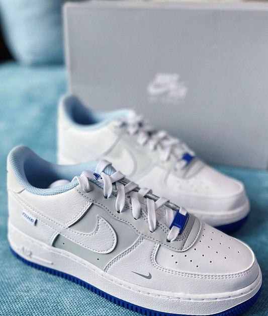 Nike Air Force GS 白灰藍 (FB1844-111)