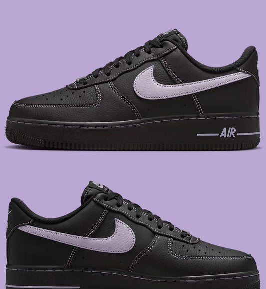 Nike Air Force Black Purple 黑紫 (HQ2037-001)