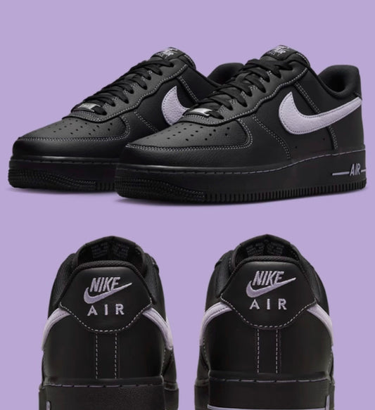 Nike Air Force Black Purple 黑紫 (HQ2037-001)