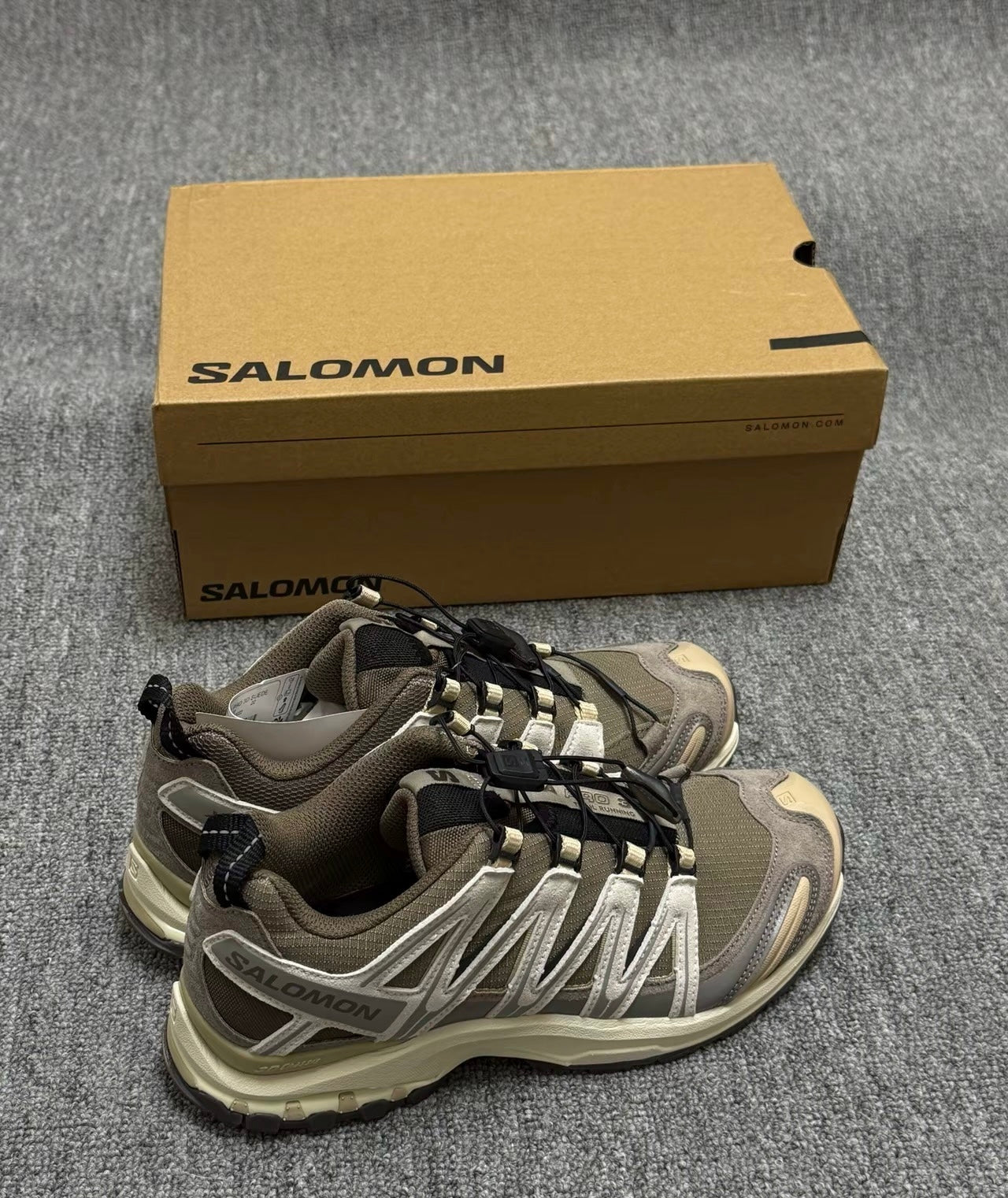 Salomon Xa-Pro 3D Suede 灰褐 (L477920)