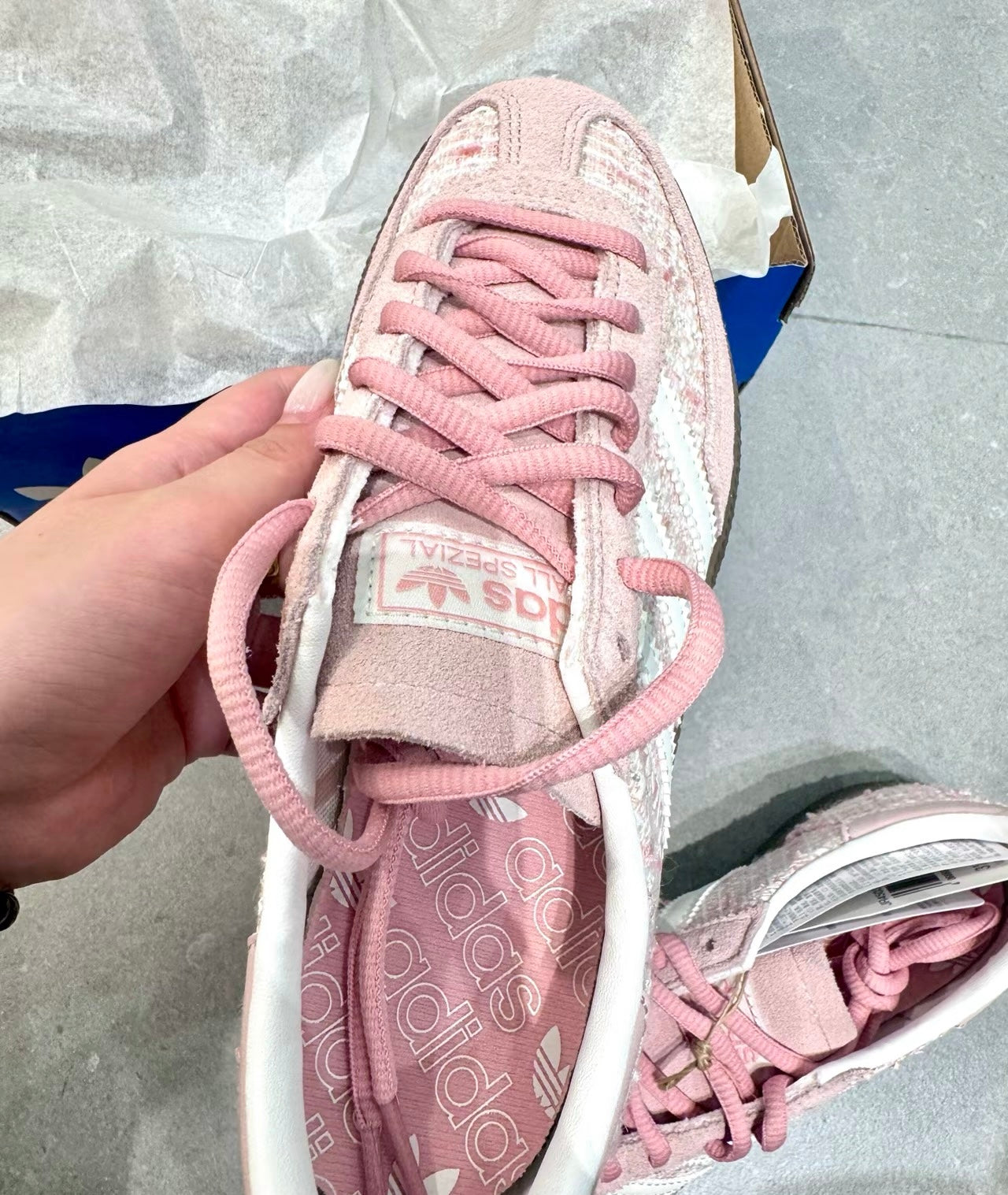 Adidas Originals Handball Spezial 粉色 (JR4503)