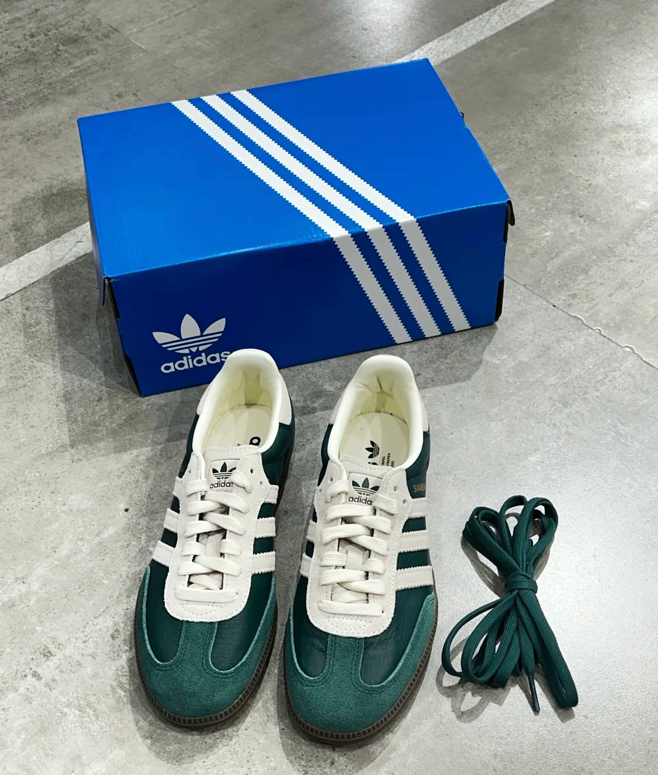 Adidas Originals Samba Collegiate Green Cream White (JI3215)