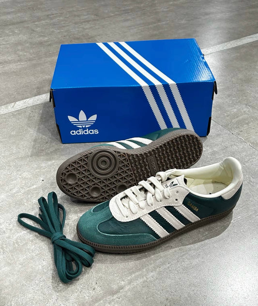 Adidas Originals Samba Collegiate Green Cream White (JI3215)