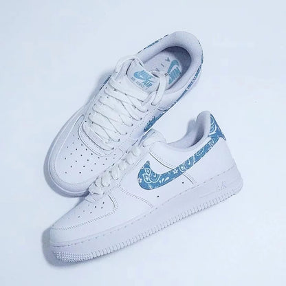 Nike Air Force 1 Low - White Worn Blue Paisley (DH4406-100)