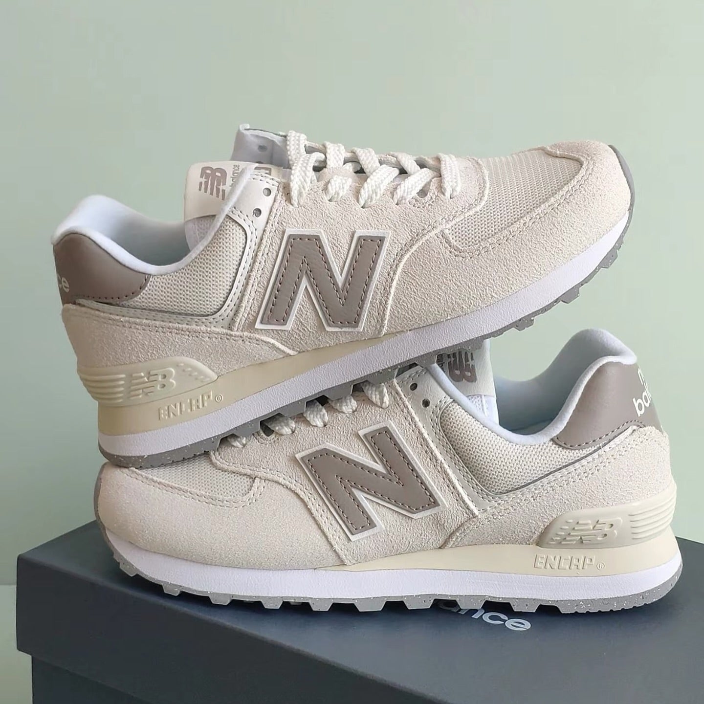 NEW BALANCE 574 奶杏灰 (U574ESC)