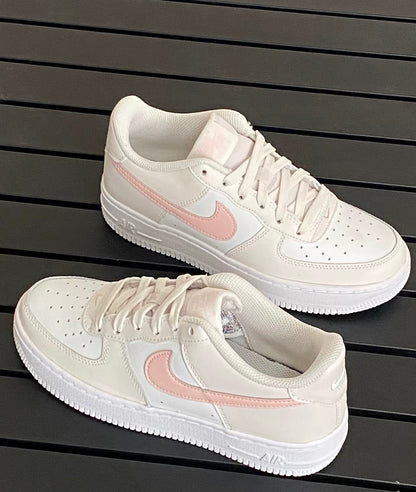 Nike Air Force GS 灰白粉 (FV5948-006)