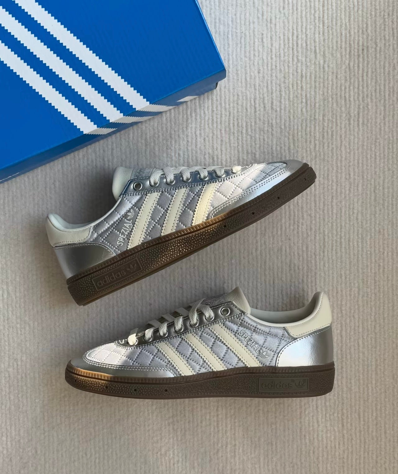[銀色系秒殺] Adidas Originals Spezial 銀奶油 (KJ0853)