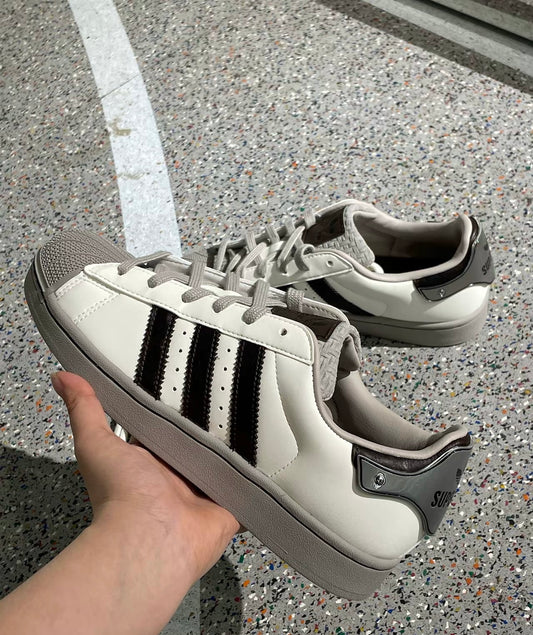 Adidas Originals Superstar 白棕 (JQ6250)
