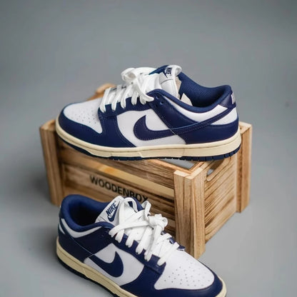 Nike Dunk Low Midnight Navy & White (DD1503-115)