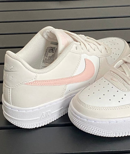 Nike Air Force GS 灰白粉 (FV5948-006)