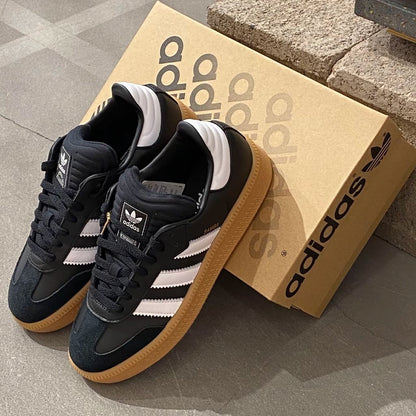 ADIDAS SAMBA XLG黑色焦糖底 (IE1379)