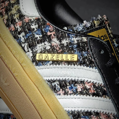 ADIDAS ORIGINALS GAZELLE BOLD 小香風黑白 (JP5672)