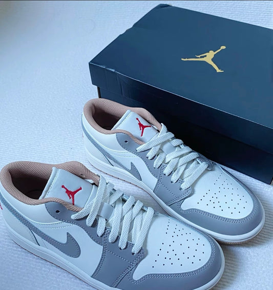 Nike Air Jordan 1 Low 白米灰 (553558-169)
