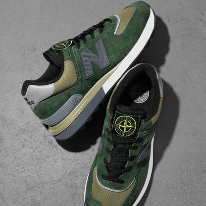 Stone Island x New Balance 574 Legacy “Dark Green”🌳 (U574LGIL)