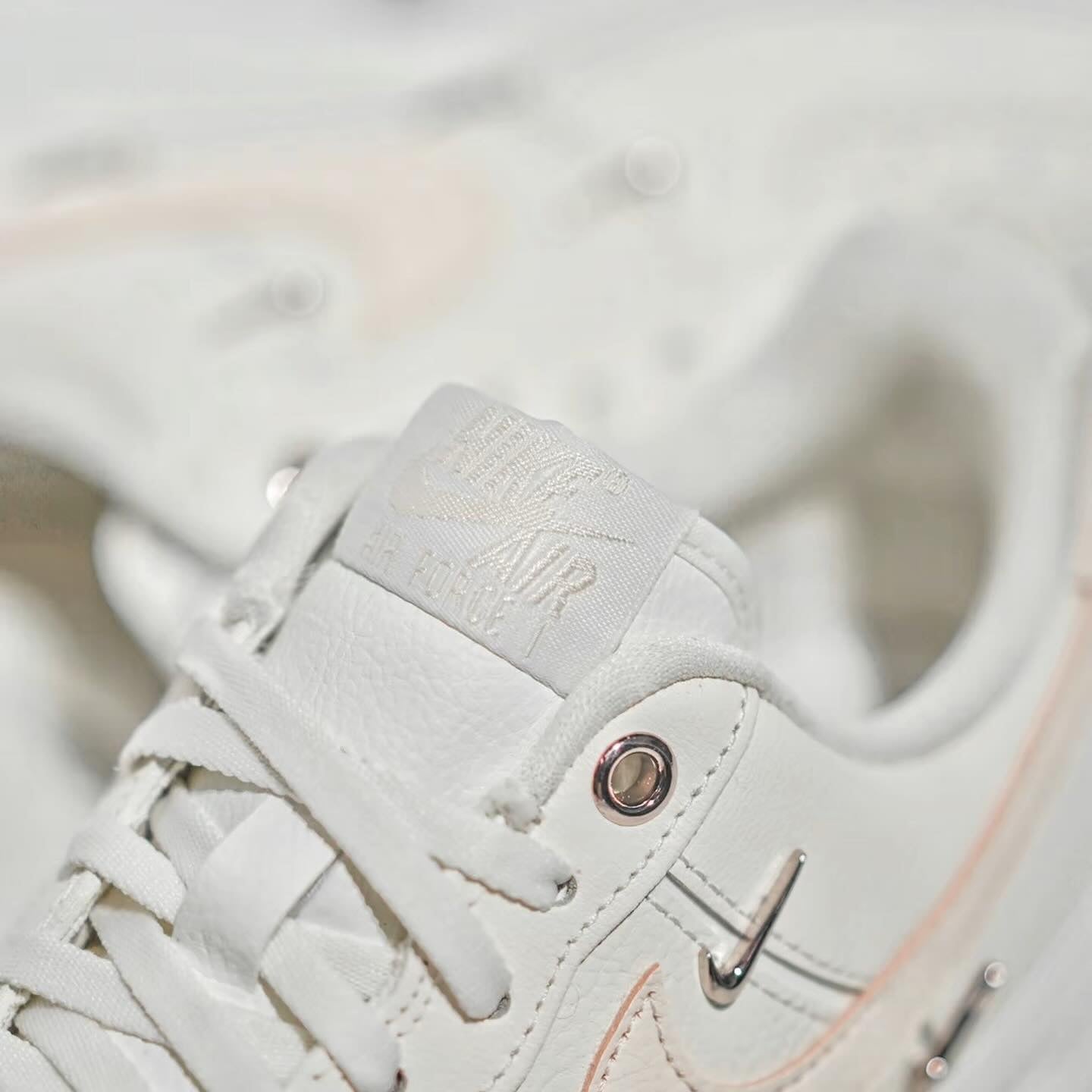 Nike Air Force 1 07 LX - Rose Gold Swooshes (FV8110–181)