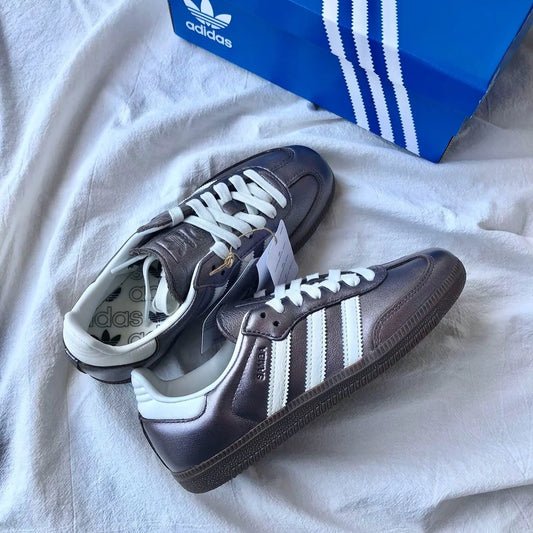 ADIDAS SAMBA 金屬紫 (JI4219)