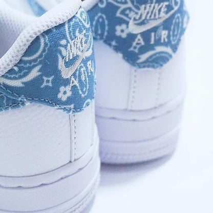 Nike Air Force 1 Low - White Worn Blue Paisley (DH4406-100)