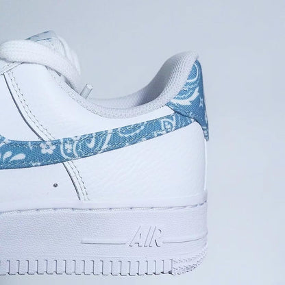 Nike Air Force 1 Low - White Worn Blue Paisley (DH4406-100)