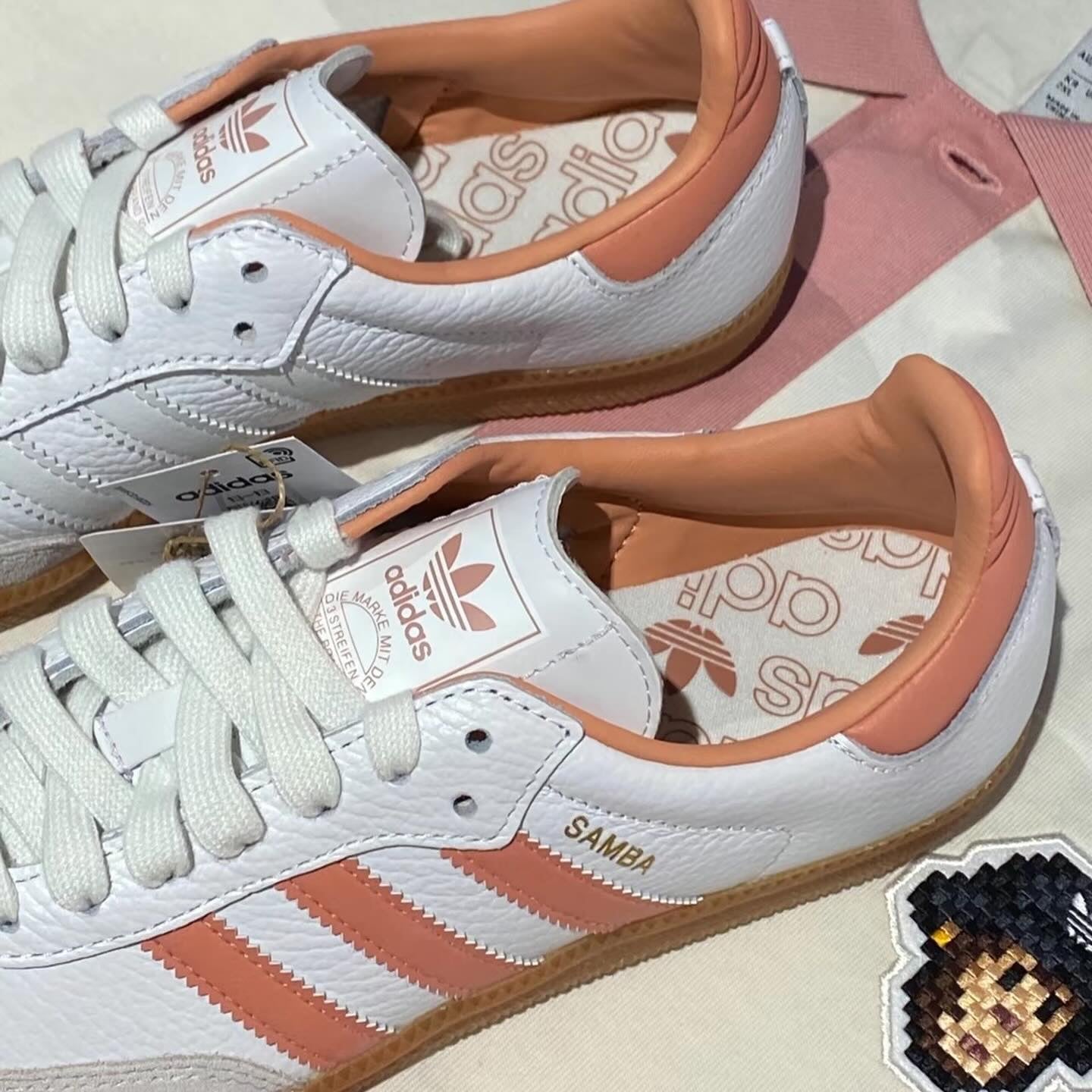 Adidas Originals Samba OG White Pink (IG5932)