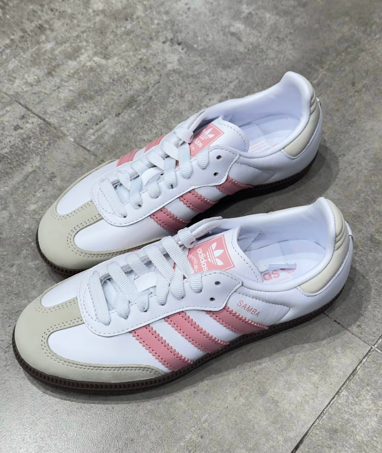 Adidas Originals Samba 白桃慕絲 (JI2677)
