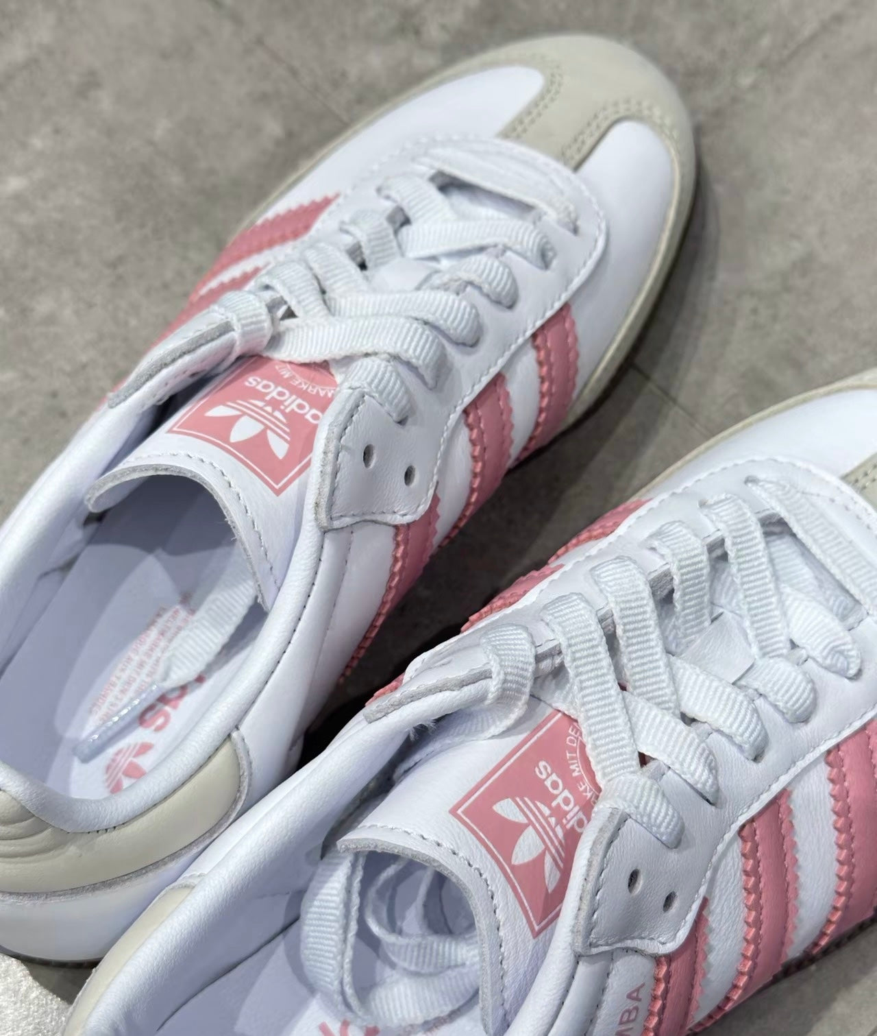Adidas Originals Samba 白桃慕絲 (JI2677)