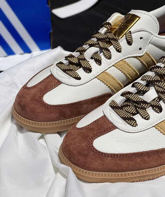 (秋季優惠) Adidas Originals Samba OG 白棕紅 (KI8887)