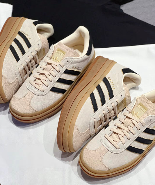 (秋季優惠) Adidas Originals Gazelle 米黑 (JS3892)