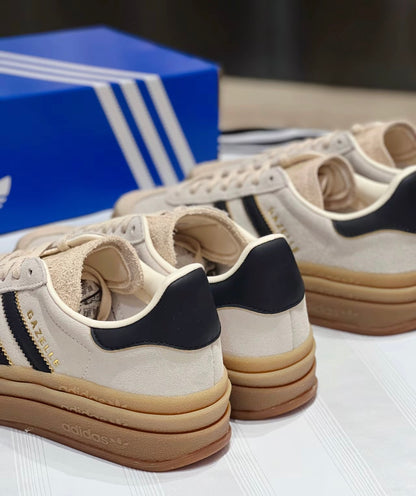 (秋季優惠) Adidas Originals Gazelle 米黑 (JS3892)