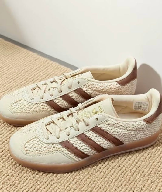 (秋季優惠) Adidas Originals Gazelle Indoor 米棕 (JS1418)