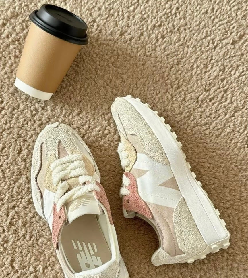 (秋季優惠) New Balance 327 藕粉米白 (U327WTL)