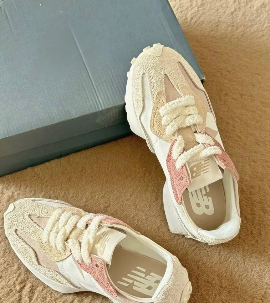 (秋季優惠) New Balance 327 藕粉米白 (U327WTL)