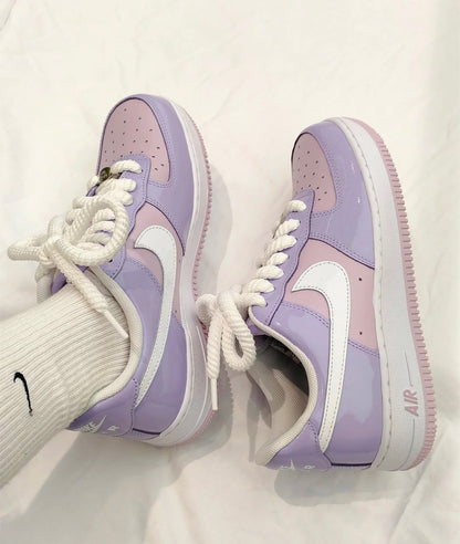 [紫色系秒殺] Nike Air Force 漆皮紫粉 (HV9405-500)